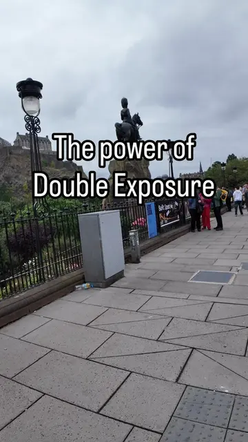 This is two exposures (double exposure) merged in-camera using comparative light