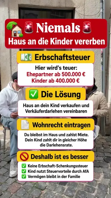 Warum du dein Haus nicht einfach „irgendwann“ vererben solltest Eine Immobilie i