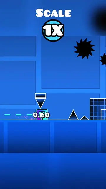 an IMPOSSIBLE spike_#geometrydash #geometrydashshorts #geometrydashgameplay #geo