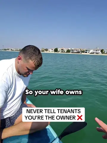 Never tell your tenants that you’re the owner