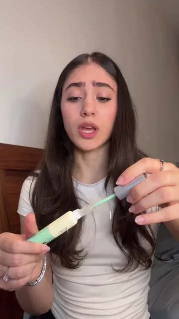 Trying the viral  Fresh Sebum Hair Mascara✨ تست ریمیل مو ( شامپو خشک کره ای)✨ Fr