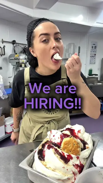 🍨 WE’RE HIRING – GELATO CHEF 🍦 Due to upscaling and increased demand, we’re lo