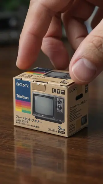 📺🔥 BEFORE FLAT SCREENS… THERE WAS THE SONY TRINITRON! Taking it back to the da
