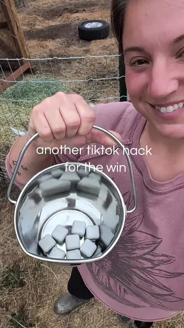 this works so good! thank you to whoever posted this idea! #hack #farmlife #home