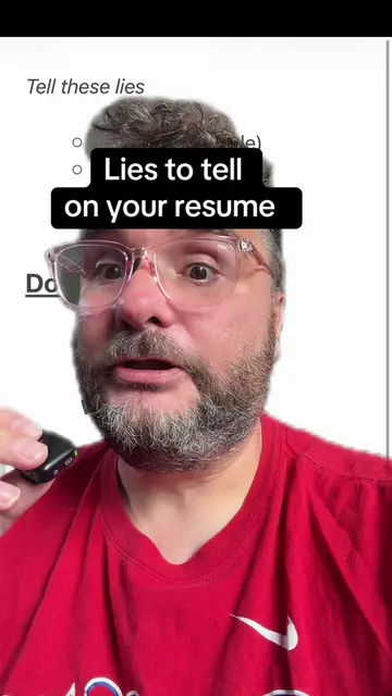 You can lie on your resume and job interview but the lies you tell matter. Emplo