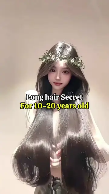 llong hair secret 💓🎀#Skincare #beaesthglowup #GlowUp #viral #Shorts 