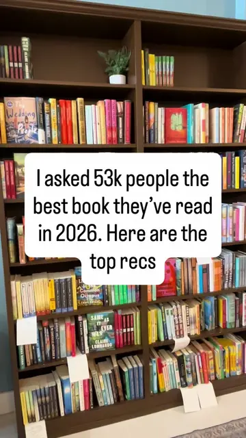 ✨I asked 53,000 what their favorite book of 2026 was so far and here are the top