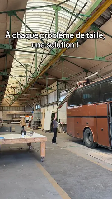 Il faut toujours s’adapter ! 😅 Ps : je vous conseil pas ça raye…  #Setra315HDH 