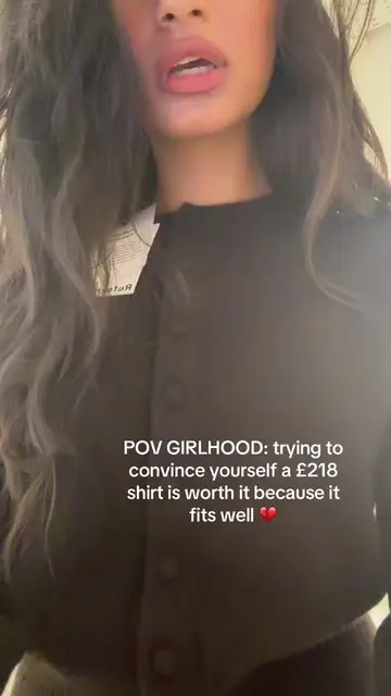In my defence it’s cashemereeeee 🫠🫠🫠 #girlhood #shopping #cashmere #shouldibu
