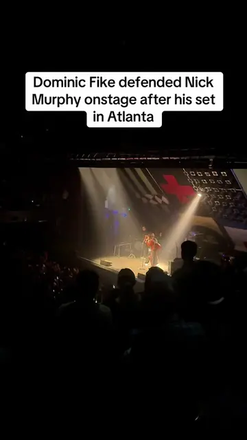 Dominic Fike defended comedian Nick Murphy onstage after his set at the Atlanta 