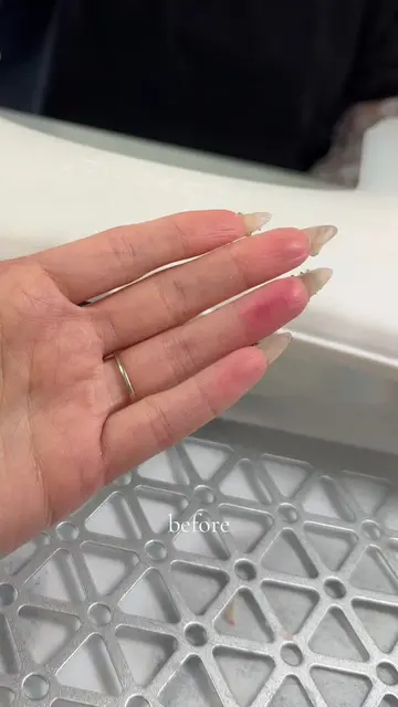 Wait for the transformation #nailtransformation #nailtransition #nailinspo #nail