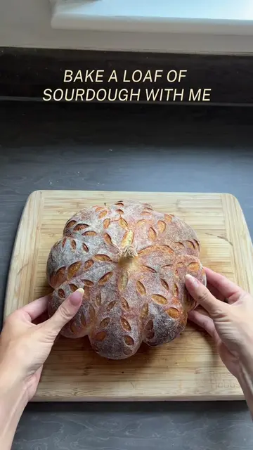 My beginner friendly same day sourdough recipe with timestamps🍞✨ Pumpkin editio