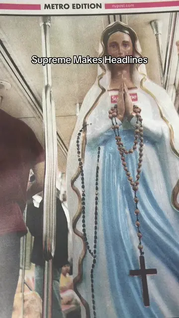 The latest installment of Supreme taking over the cover of the New York Post jus
