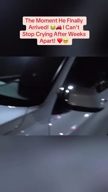 The Moment He Finally Arrived! 😭🚗 I Can't Stop Crying After Weeks Apart! ❤️🥺 