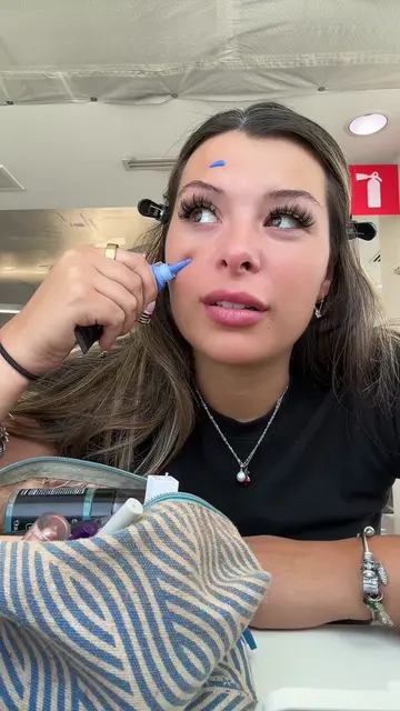 AIRPORT GRWM (longer form) #airport #grwm #travelvlog#makeupasmr#makeup 