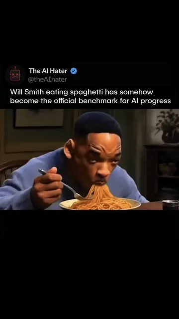 Will Smith eating spaghetti accidentally became one of Al's funniest benchmarks 