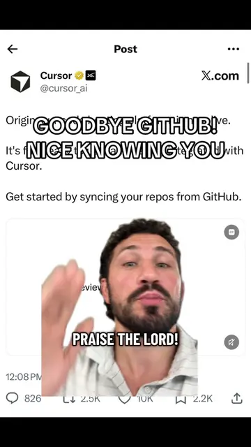 Save this video because GitHub might actually be cooked. 💀 Cursor just launched