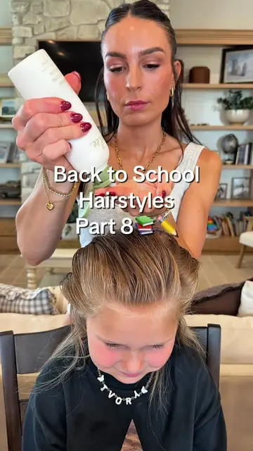 Back to school hairstyles that actually take 5 minutes- part 8 📚✏️ This one is 