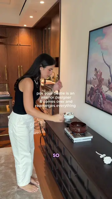 My decor placement was not @Maya Beny | Interior Designer approved 😂 #interiord