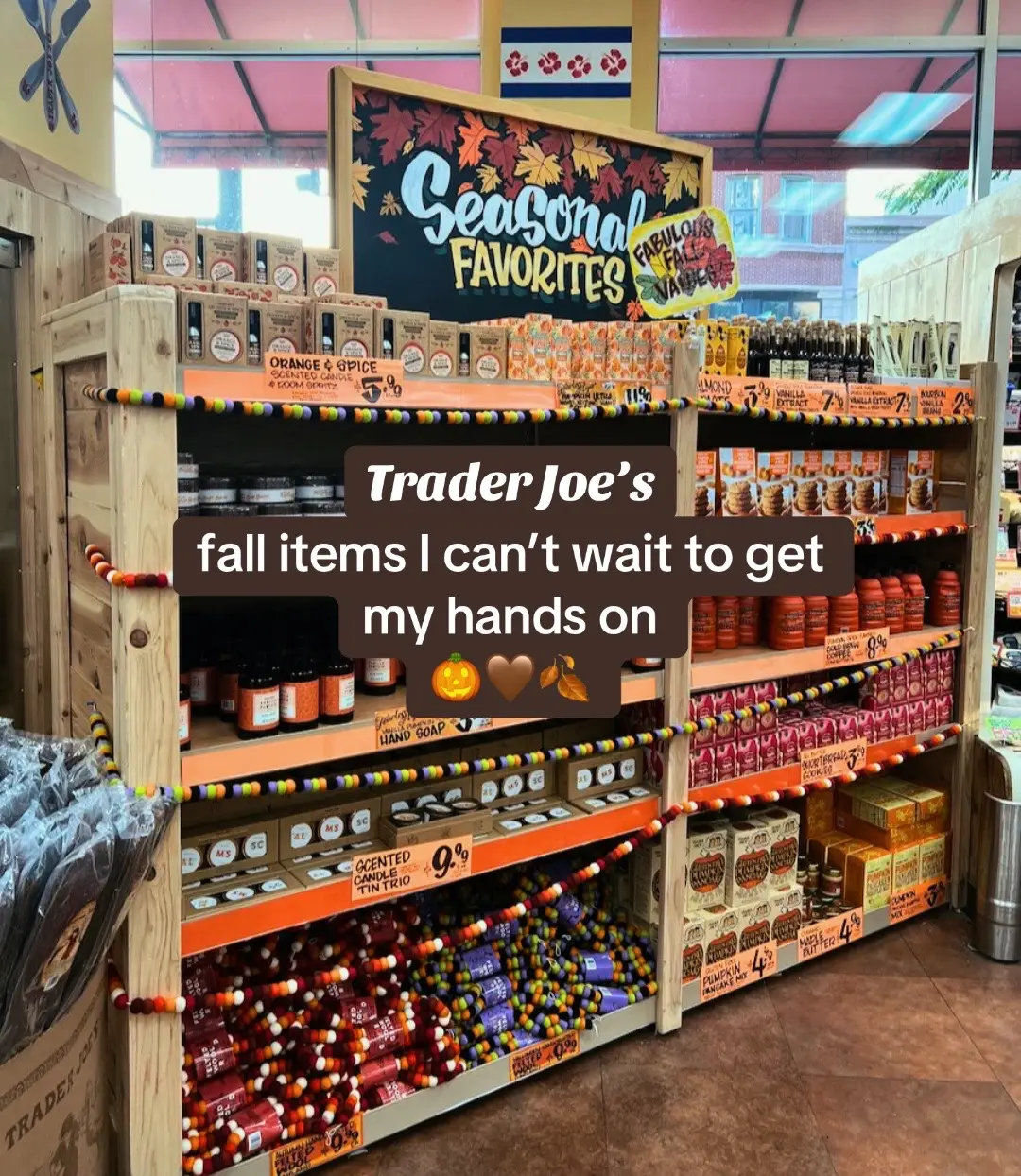 Okay Mr. Trader Joe, when are you bringing back our fall favorites?? I can’t wai