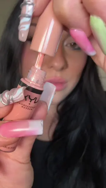 Replying to @zara is @NYX Professional Makeup butter gloss in fortune cookie the
