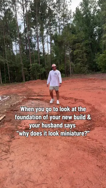Anybody else feel like they were building a tiny house when they saw the foundat