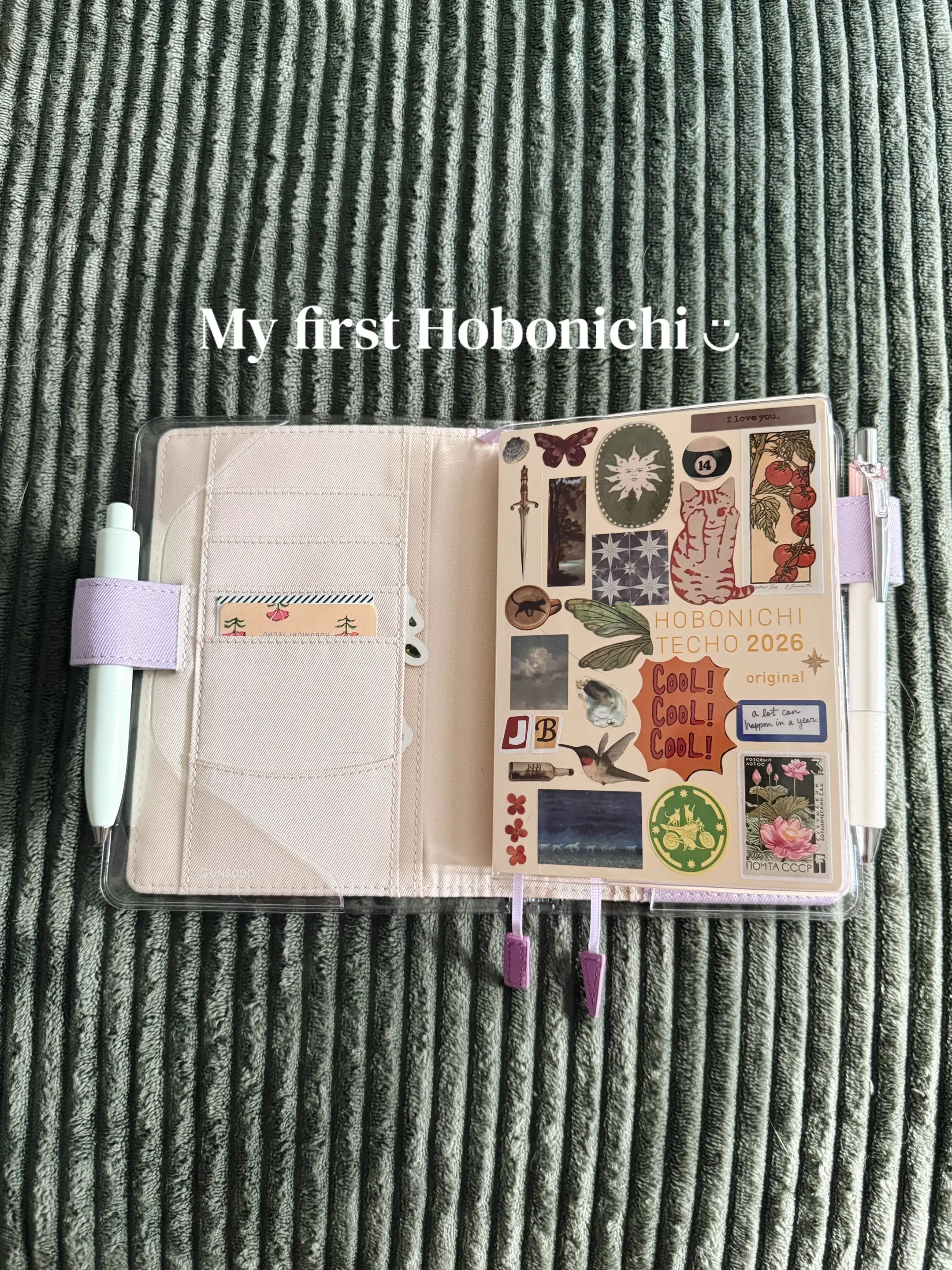 My very first Hobonichi! I totally fell down the rabbit hole after watching @Goo