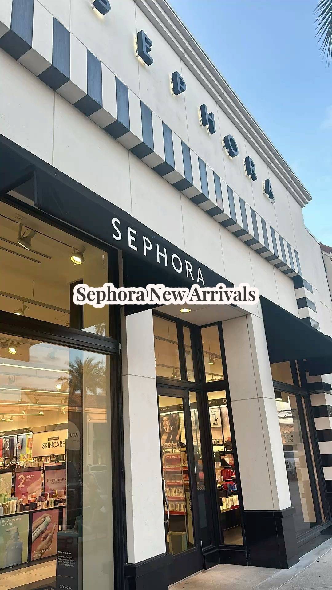 New drops @sephora 🖤🤍 I am most excited for the @Saie eyeshadows! Definitely n