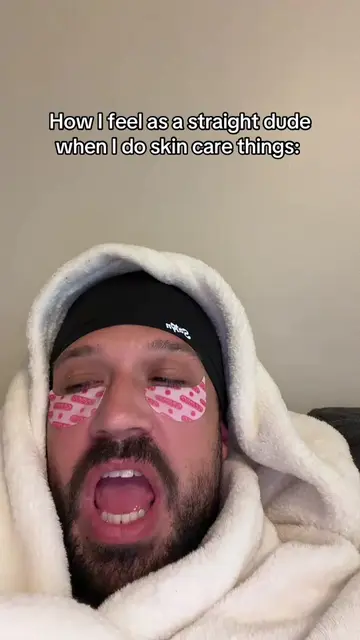 Some about having a skin care routine as a grown man just feels off 😂😂 #fyp #c