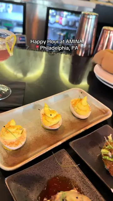 @AMINA has officially been added to my favorite Philly happy hours list! Everyth