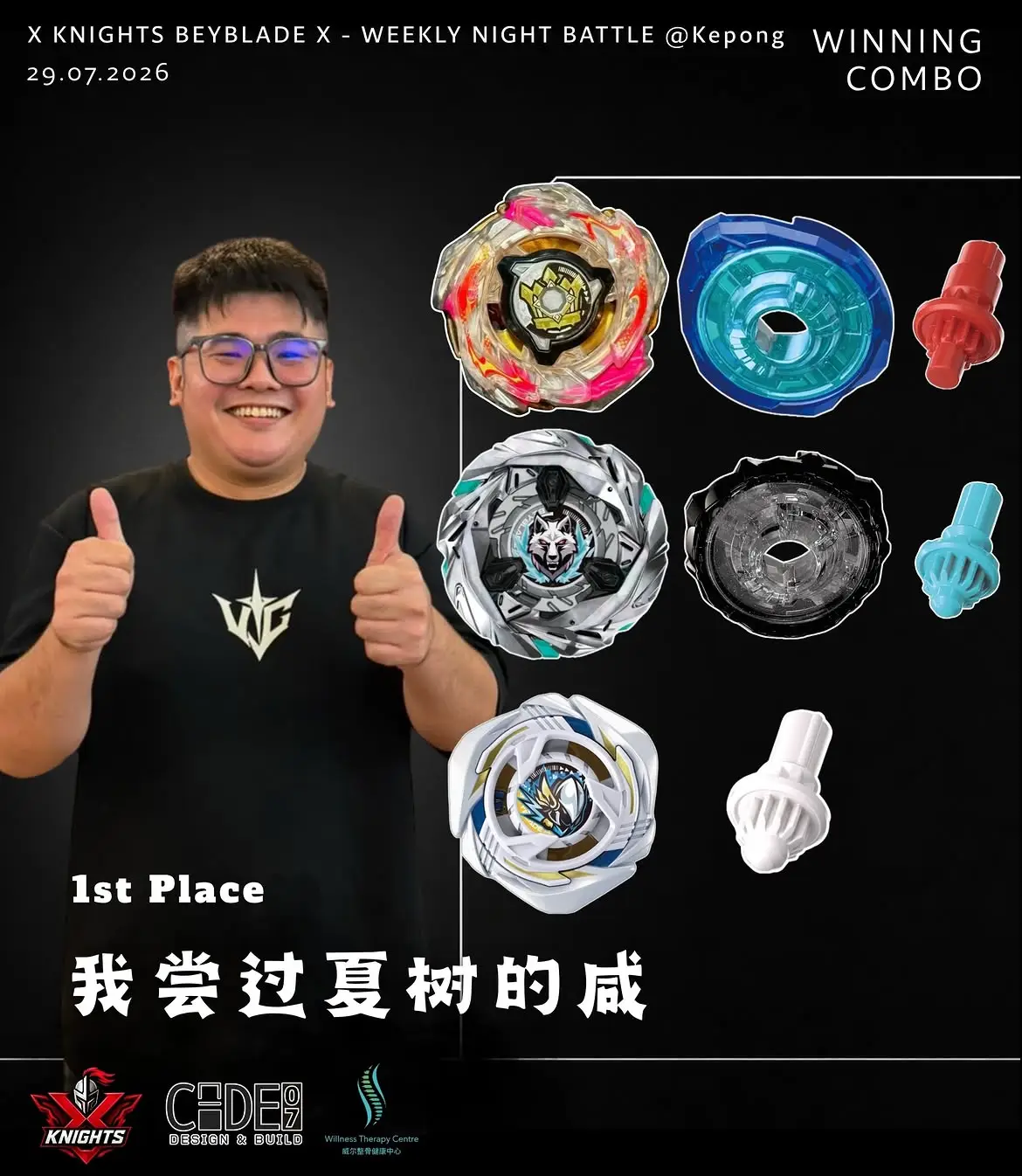 *62pax Tournament* 🥇 1. 我尝过夏树的咸 Emperor Blitz FH 160 R Silver Wolf 960 FB Glory