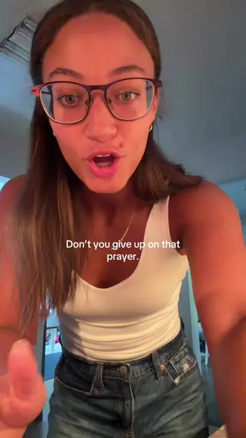 Don’t you give up on that prayer. 