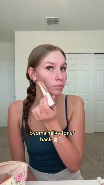in love with this Byoma milky toner hack! has saved my makeup routine in such an