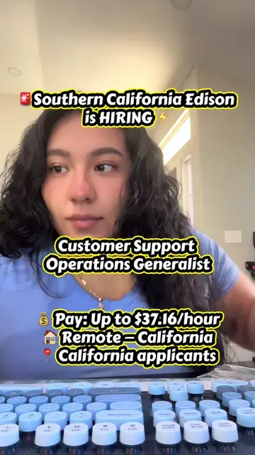 🚨 CALIFORNIA REMOTE JOB ALERT! 🚨 Southern California Edison is HIRING for a Cu