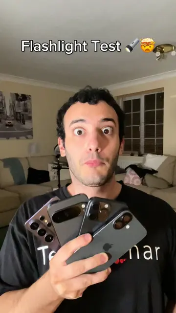 Apple vs Google vs Samsung Flashlight test between the iPhone 17, 15 Pro Max, Sa