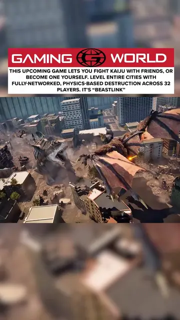 THIS UPCOMING GAME LETS YOU FIGHT KAIJU WITH FRIENDS, OR BECOME ONE YOURSELF. LE