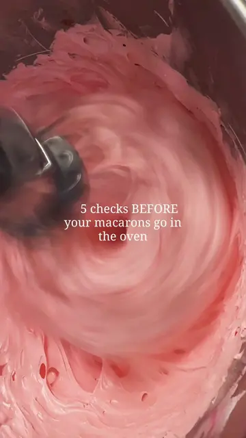 How to tell BEFORE baking if your macaron shells are going to turn out beautiful