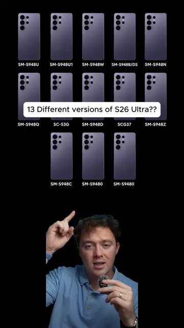 Samsung Actually Made 13 Different Galaxy S26 Ultra Versions 🤯 Wait Until the E