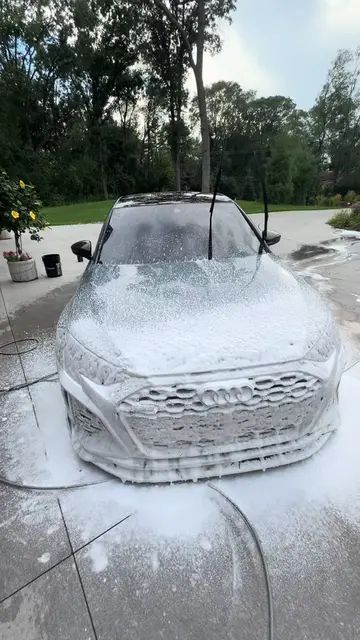 Started raining right after I detailed the whip🫩 #carsoftiktok #fyp #washday #r
