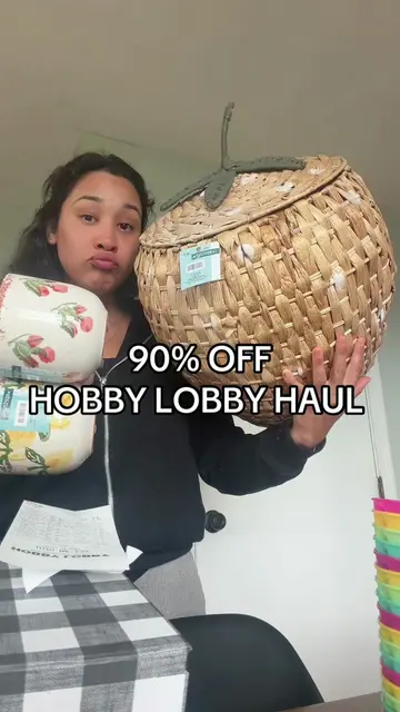 #hobbylobby haul with pricing 
