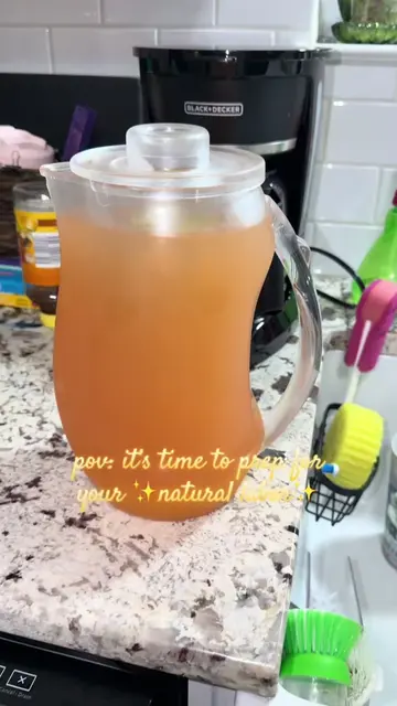 & my baby loves it🥰 she kicks so much- honestly tastes like peach mango V8☺️ #n