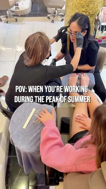 Oops 😂 LacquaNailsAndLashes #KansasCityNails #FunnyNails #SalonLife #NailTechLi