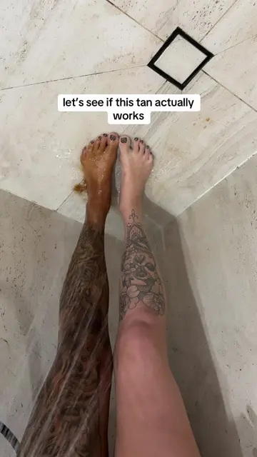 I wasn’t expecting that  #selftan #tantest #tantok #omg 