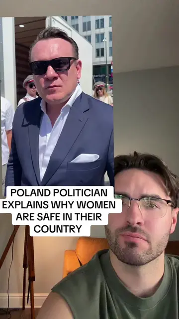 POLAND POLITICIAN EXPLAINS WHY WOMEN ARE SAFE IN THEIR COUNTRY 