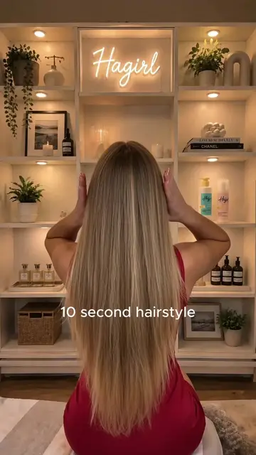 The ponytail hack for instant volume ✨#ponytail #hairtutorial #voluminoushair #h