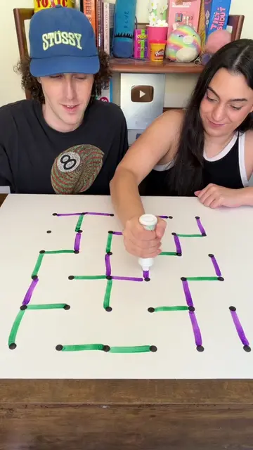 GRID WARS😈🏁 (Green🌠 vs Purple💜 edition) #GameNight #boardgames #games #coupl