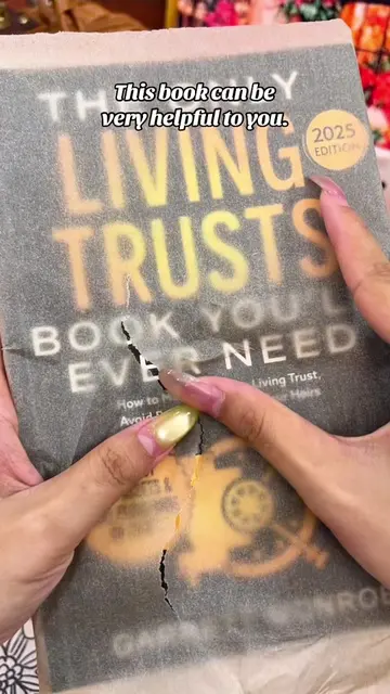 Your future self will thank you for reading this book.📕 #trusts #livingtrust #L