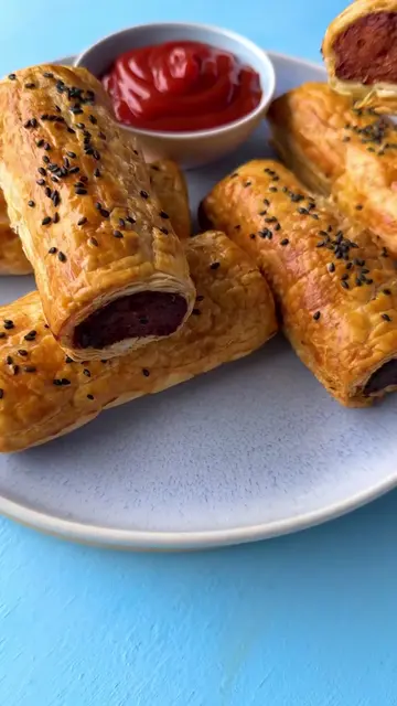 These sausage rolls are ready in under an hour thanks to a few clever ingredient