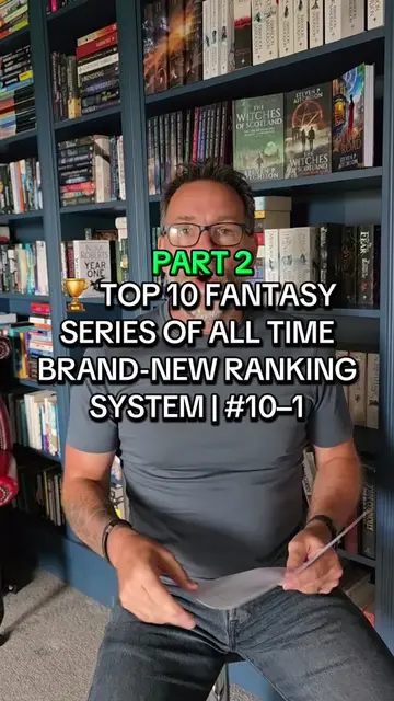 Here we go… the Top 10 greatest fantasy series of all time. ⚔️📚 For this list, 
