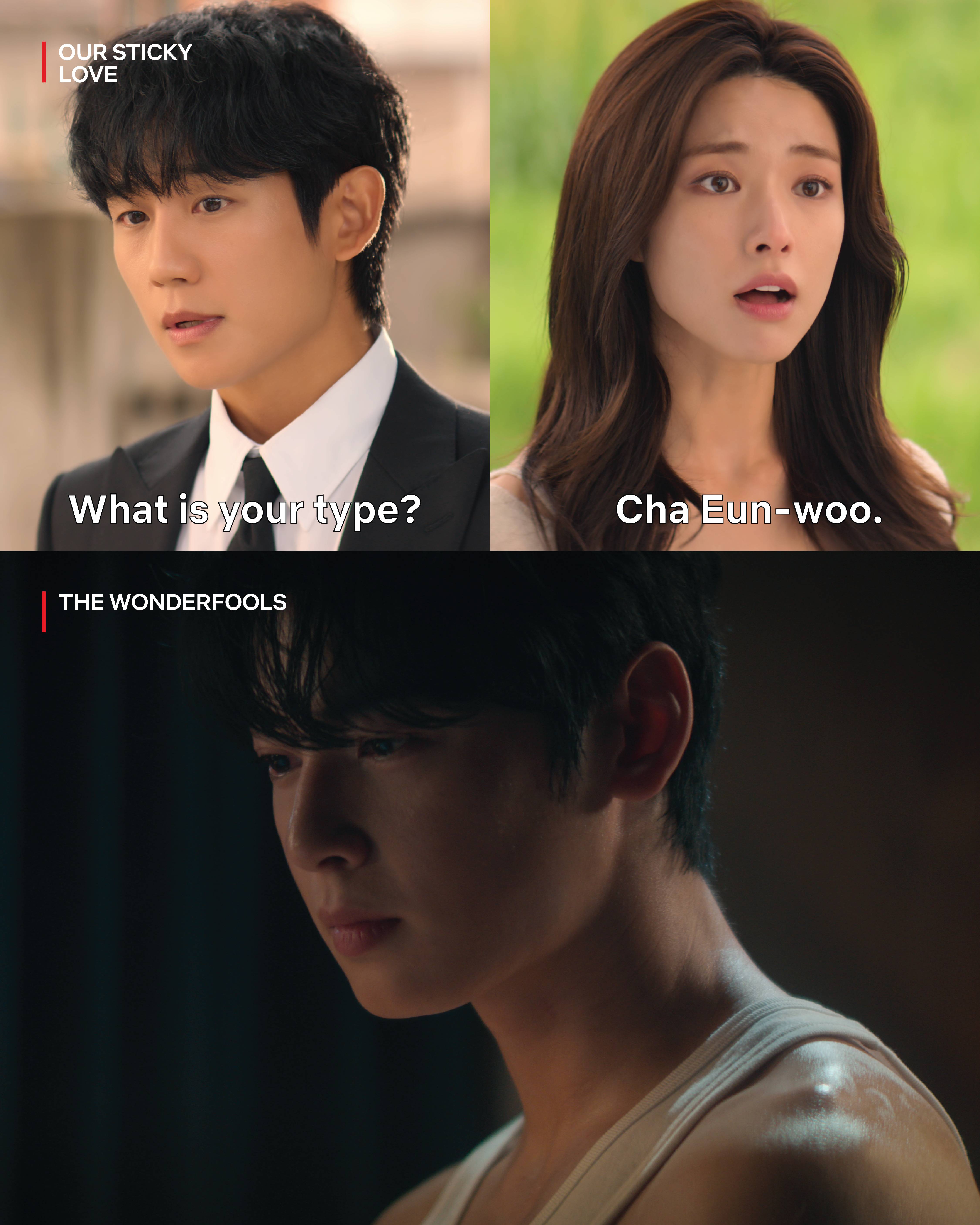 Hi, Cha Eun-woo 🥰 📺: #OurStickyLove, #TheWONDERfools, #TrueBeauty, #MyIDIsGang
